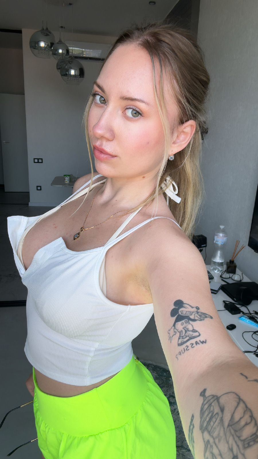 KateV in her underwear in Kingstown